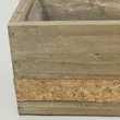 Kép 3/3 - fából készült parafa betétes ültető kaspó
