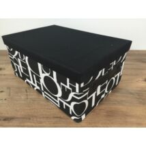 Textilből készült tároló doboz