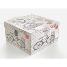 Bicikli mintás doboz